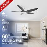 Plastic Blade 52 Inch LED Ceiling Fan With LED Light APP Control for sale
