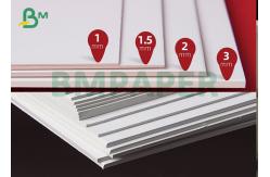 China Two Side Clay Coated 1mm 2mm White Back Thick Paperboard for Packaging supplier