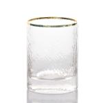 Custom Logo Espresso Shot Glasses Rock Whisky Negroni Glasses 210ml for sale
