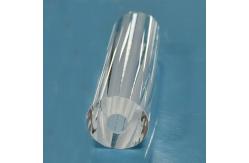 China High Purity Gradient Quartz Conical Reducer Tube For Laboratory Chemistry supplier
