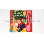 Note Shaped 6 Button Baby Sound Books , Indoor Musical Toddler Sound Book