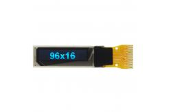 China ODM/OEM 96x16DOTS 0.84 Inch 14 Pin Monochrome Blue OLED Display Module supplier