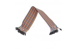 China Female To Female 40cm 40 Pin Solderless Breadboard Jumper Wires supplier