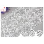 Bangladesh Water Soluble Venice Guipure Lace Trims With Scalloped Edge For Pants for sale