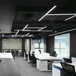3 Sided LED Linear Light Fixture DMX Zigbee Smart Lights Customized Length for sale