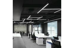 China 3 Sided LED Linear Light Fixture DMX Zigbee Smart Lights Customized Length supplier