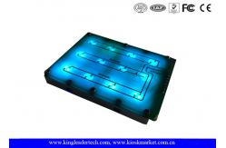 China Vandal Proof Zink Alloy Metallic Keyboard With Backlit / 9 Pin Connector supplier