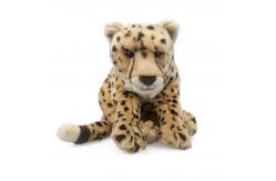 China Skin Friendly 50cm Simulation Jaguar Plush Toys supplier