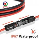 IP67 10 Awg Solar Panel Cable Extension With Male And Female for sale