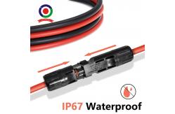 China IP67 10 Awg Solar Panel Cable Extension With Male And Female supplier