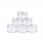 5 Grams Plastic Sample Jars Containers With Lids Leakproof for sale