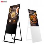 Portable 450cd/m2 43 Advertising LCD Digital Signage Cms Software for sale