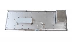 China Stainless Steel Industrial Keyboard With Trackball and numeric and FN keys supplier