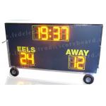 Waterproof Multi Sport Scoreboard , Football Field Scoreboard With Wheel Stand for sale