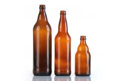 China Clear Peroni Breakaway Beer Bottles Glasses 330 ml With Screw Cap supplier