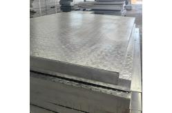 China 30mm Pitch Stainless Steel Flat Steel Grating With Galvanized Surface Aluminium Checkered Plates supplier