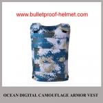 Wholesale Cheap China NIJ Army Ocean Digital Camo Military Ballistic Armor Jacket for sale