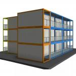 Expandable Prefabricated 20ft Flat Pack Container House Waterproof for sale