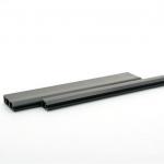 Corrosion Resistant Customized ABS Profile Black Extrusion Plastic Sliding Profiles for sale