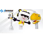 Panda Head Coin Operated Virtual Reality Cinema , Adjustable Height Kids VR Machine for sale