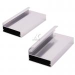 6063 T5 Anodized Extruded Furniture Aluminium Profile For Cabinet Glass Door Handle for sale