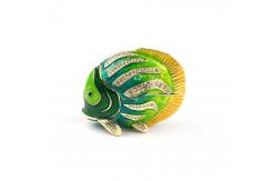 China Customizable Fish Jewelry Box With MDF Base Material And AI Design supplier