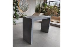 China Outdoor GRC Concrete Table Chair Bench Irregular Shape Garden Furniture Set supplier
