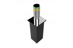 China Automatic Mobile App Control Retractable Traffic Bollards 50m-100m Remote Control Distance supplier