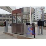 Waterproof Outdoor Indoor Stainless Steel Prefab Guard House , Noise Protection Park Toll for sale