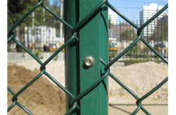 China 2.4m 3m Height Chain Link Security Fence Modern For Basketball Field supplier