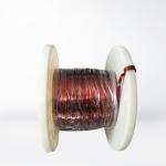 Class 220 Thickness 0.02 - 1.5mm Rectangular Copper Wire Enameled Flat Self Bonding Wire For Transformer for sale