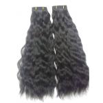 Custom Natural Wave Ear To Ear Frontal For Girl Black Color 28 Inch for sale
