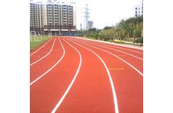 China 11mm Thickness SBR Reclaimed Rubber Jogging Track Non Pollution supplier