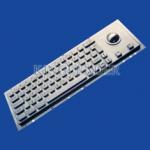 Cherry Key Switch Kiosk Rugged Trackball Keyboard IP65 Panel Mounting for sale