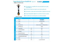 China Vertical Manual Pallet Truck Spare Part Hydraulic Manual Pallet Jack Electric Handle supplier