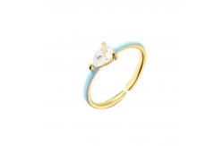 China DIY Unique Gemstone Engagement Rings supplier
