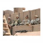 Hot Galvanized Welded Military Defensive HESCO Barrier Boxes With Geotextile for sale
