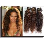Deep Wave Indian Non Remy Human Hair Weaving Nautral Color OEM ODM for sale