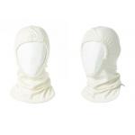 NFPA Nomex Flash Hoods For Firefighter Uniform White Open Face Shoulder Cape for sale