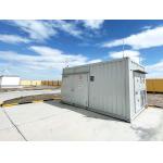 Solar Battery Storage Container 20ft Side Opening Container White for sale
