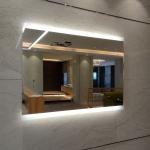 IP44 Rated LED Touch Screen Wash Basin Mirror with Backlit Light and ETL CETL CE RoHS for sale