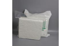 China Knit 2 Ply Cleanroom Polyester Wipes Lint Free Sterile Wipes Ultrasonic Sealed Edge supplier