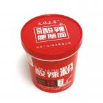 780ml Noodle Paper Bowl , Disposable Fast Food Packaging Paper Cup With Lid for sale