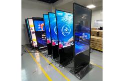 China 4K LCD Advertising Touch Screen Kiosk Floor Stand Digital Signage Display supplier