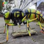 Weather Resistance Animatronic Insects Simulation 5M Wasp For Botaninal Garden