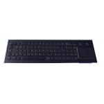 Top panel mount  Backlit USB stainless Keyboard with touchpad and numeci keypad