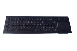 China Top panel mount  Backlit USB stainless Keyboard with touchpad and numeci keypad supplier