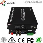ST Fiber Interface Cctv To Ethernet Converter 4 Ch 1080P AHD Video 1 Ch 10/100M Ethernet for sale