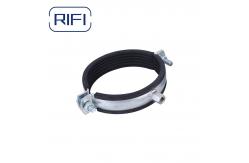 China Carbon Steel Electrical Conduit Clamps Heavy Duty Pipe Clamp With EPDM supplier