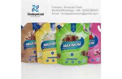 China Custom Beverage Stand Up Biodegradable Spout Pouch Cap For Food Liquid Pouch supplier
